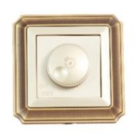 ราคา s.smart สวิทซ์ไฟหรี่สำหรับหลอด LED 500 W.รุ่นบร์อนชีรี่ 500 W Zinc alloy and PC Flame retardant ทอง (10506950)