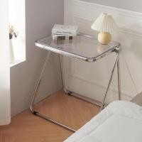 ราคา Cozybrown โต๊ะทำงานกระจกใส พับเก็บ TP0271 73x45x72 cm. (10516034)