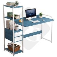 ราคา BG Furniture โต๊ะคอมพิวเตอร์ โต๊ะวางคอม โต๊ะทำงานคอมพิวเตอร์ รุ่น B2004 Blue (10527890)