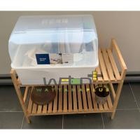 ราคา wattanafur ชั้นเอนกประสงค์2ชั้น หน้ากว้างพิเศษ S18 ขนาด ก.64 ซม.* ลึก33ซม. * ส.50ซม. (ระหว่างชั้นสินค้าห่าง 27 ซม.) สีธรรมชาติ (10502817)