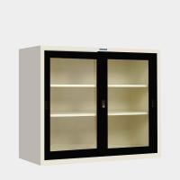 ราคา ICONIC ตู้โชว์บานเปิดกระจกทรงเตี้ย รุ่น MSLG-4 W 121.8 D40.6 H87.3 CM. สีดำ (10518477)