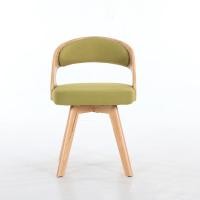 ราคา Home Studio เก้าอี้ไม้หมุนได้อ่อน - Solid Wooden Chair ฟ้า (10510271)