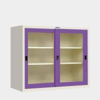 ราคา ICONIC ตู้โชว์บานเปิดกระจกทรงเตี้ย รุ่น MSLG-4 W 121.8 D40.6 H87.3 CM. สีม่วง (10518468)