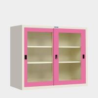 ราคา ICONIC ตู้โชว์บานเปิดกระจกทรงเตี้ย รุ่น MSLG-4 สีชมพู W 121.8 D40.6 H87.3 CM. (10518469)