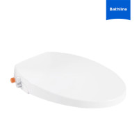 ราคา BATHLINE ฝารองนั่งแบบมีก้านฉีด ไม่ใช้ไฟฟ้า Elongate ขาว (10533275)