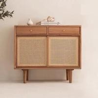 ราคา Kyotohaus ตู้โชว์เก็บของ สไตล์ญี่ปุ่น 100x35x80 cm. 2 ประตูหวายบานเลื่อน (10559056)