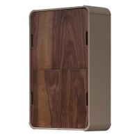 ราคา LEVEN ตู้ติดกำแพงไม้ 4 ประตู รุ่น อแมนด้า AMANDA LIVING SET 3 ก60 x ล25 x ส90 cm. โมเดิร์น สีน้ำตาล (10521857)