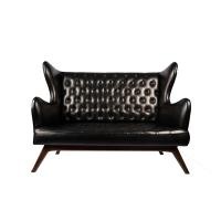 ราคา Soulmate โซฟา รุ่น Big wings ดำ สามารถเลือกหนัง PU / ผ้าบุได้ fabric 151 (10525298)