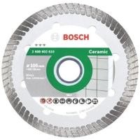 ราคา BOSCH ใบตัดเพชร/ใบตัดกระเบื้อง/ใบตัดคอนกรีต TURBO/BEST 4นิ้ว 4 นิ้ว BEST for Ceramic (10555842)