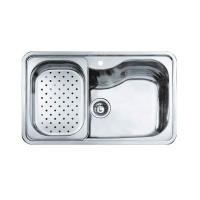 ราคา Teka อ่างล้างจาสแตนเลสชนิดติดตั้งบนเคาน์เตอร์ท็อป 1 หลุม BAHIA 1B เงิน (10568900)