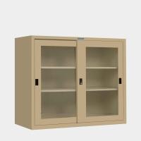 ราคา ICONIC ตู้โชว์บานเปิดกระจกทรงเตี้ย รุ่น MSLG-4 สีครีม W 121.8 D40.6 H87.3 CM. (10518464)