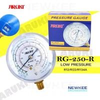 ราคา นิวกี่เอ็นจิเนียริ่ง เกจโล เกจวัดแรงดัน Pressure gauge RG-250-R Low Pressure R12/R22/R134a ยี่ห้อ Aruki DIA 70 mm /1/8/0~250psi 0~1.75 kg/cm สีขาว 1 ช (10531634)