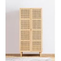 ราคา ตู้เสื้อผ้าไม้หน้าบานหวาย 100x50x200 cm ไม้สัก (ไทย) คล้าย 80-90% (10557226)