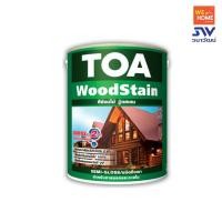 ราคา TOA สีวู๊ดสเตน ย้อมไม้ กึ่งเงา 1/4กล. #S01 กึ่งเงา #S01 (10582574)