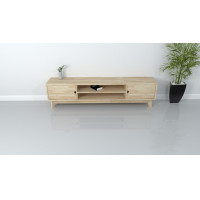 ราคา GxT ตู้วางทีวีไม้ยางพารา S-200 200x40x45 (10540762)