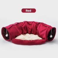 ราคา MIAUWBKK อุโมงค์แมวครึ่งวงกลม Red (10541225)