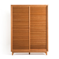 ราคา Kyotohaus ตู้เสื้อผ้าไม้พร้อมบานเลื่อน ไม้สัก (ไทย) คล้าย 80-90% 120x60x215 cm (10557230)