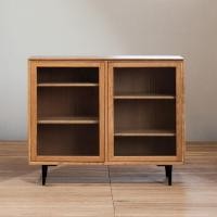 ราคา Kyotohaus ตู้โชว์พร้อมลิ้นชักขนาดเล็ก ไม้สัก (ไทย) คล้าย 80-90% 100x35x81 cm. บานไม้พร้อมลิ้นชัก (10559037)