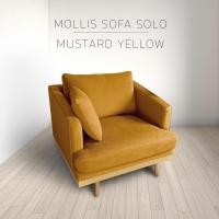 ราคา KACHI Sofa Mollis Solo ขนาด Mustard Yellow velvet 90 (10546327)