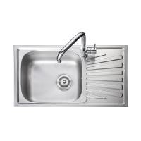 ราคา MEX รุ่น DSX75 อ่างล้างจาน 1 หลุม 1 ที่พัก ขนาดอ่าง 75 x 43 ซม. สเตนเลส สตีล AISI 201 43 x 75 x 14.5 MEX สี (10543290)