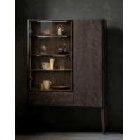 ราคา ตู้โชว์กระจก ตู้เก็บของไม้ ไม้แอช (แบรนด์นำเข้า) (10559023)