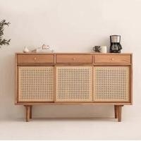 ราคา Kyotohaus ตู้โชว์เก็บของ สไตล์ญี่ปุ่น 150x35x80 cm. 3 ประตูหวายบานเลื่อน (10559058)