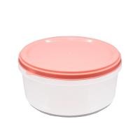 ราคา MARINO HOME กล่องกลม กล่องพลาสติกใส่อาหาร กล่องกลมมีฝาปิด กระปุกใส่ของ กระปุกอเนกประสงค์ No.Y970 PINK 22x10.7 ซม. เรียบๆ (10559637)