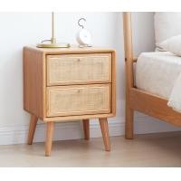 ราคา ตู้ข้างเตียงหน้าบานบุหวาย ไม้สน (นำเข้า) ขนาด 40x35x54 cm (10558664)