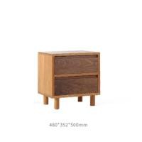 ราคา Kyotohaus ตู้ข้างเตียงไม้ 2 ชั้น ไม้เชอรรี่ (นำเข้า) 48x35x50 cm (2 ลิ้นชัก) (10558668)