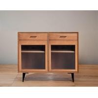 ราคา Kyotohaus ตู้โชว์พร้อมลิ้นชักขนาดเล็ก ไม้สัก (ไทย) คล้าย 80-90% 100x35x81 cm. บานกระจกลอน (10559035)