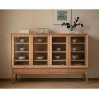 ราคา ตู้โชว์กระจกเก็บของ ตู้โชว์ไม้ ไม้เชอร์รี่ (นำเข้า) (10559063)