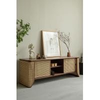 ราคา Kyotohaus ตู้วางทีวี หน้าบานบุหวาย 146x47x50 cm ไม้สัก (ไทย) คล้าย 80-90% (10558148)