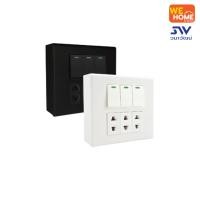 ราคา NANO CS222111-bw สีขาว 6 ช่อง ชุดบล็อกลอย (10576722)