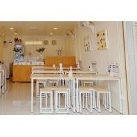 ราคา Ac woodshop โต๊ะชุดขาเหล็ก Top เหลี่ยม Top เหลี่ยม+ขาเหล็กขาว สี่เหลี่ยมขาเหล็ก+เก้าอี้4ตัว (10597279)