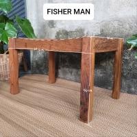 ราคา Fisher Man เก้าอี้ เก้าอี้สนาม เก้าอี้สนามไม้ สักเก่า แบบพื้นโค้ง สีโอ๊คน้ำตาลเคลือบเงา แบบพื้นโค้ง สีโอ๊คน้ำตาลเคลือบเงา (10638083)