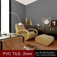 ราคา KACEE กระเบื้องยาง กระเบื้องยางลายไม้ พื้น พื้นลายไม้ รุ่น ART TILE หนา 2 มม. สำหรับปูพื้นห้อง สีน้ำตาล รหัส KAT090 91.44 x 15.24 ซม. ลายไม้ สีน้ำตาล (10638971)