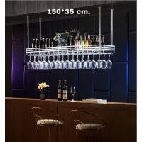 ราคา CT088D033 MIRIKITEKI #บาร์แขวนแก้วไวน์ บาร์แขวนแก้ว สไตล์ Modern Luxury ชั้นแขวนแก้วไวน์หรู #บาร์แขวนแก้วไวน์ 14White 150*35 (10597173)