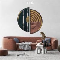 ราคา BOONE ภาพแต่งบ้าน Luxury Abstract-SEMIC-004 Mix size Wood (10589808)