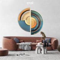 ราคา BOONE ภาพแต่งบ้านแนว Abstract SEMIC-005 Mix size Gold (10589867)