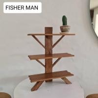 ราคา Fisher Man ชั้นวางของ ชั้นวางต้นไม้ ชั้นแขวน 38 x 14 x 50 Cm (10638554)