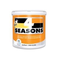 ราคา TOA 4 Seasons สีทาบ้าน 21001 ภายนอกภายใน 3.7 ลิตร 1 แกลอน ชนิดด้าน กึ่งเงา 3.7 ลิตร กึ่งเงา Semi Gloss,21007 (10657273)