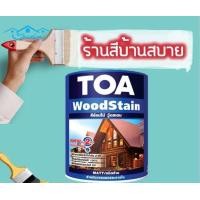 ราคา TOA สีย้อมไม้ วู้ดสเตน ชนิดด้าน 1/4 แกลลอน สีทาผนังไม้ ผนังไม้ สีทาไม้ TOA M03 (10628453)