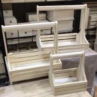 ราคา กล่องไม้ตังโอ88 | กระเช้าไม้ทรงหูตรง 6.5 x 9 นิ้ว หูตรงข้าระแนง ธรรมชาติ (10644414)