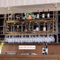 ราคา CT092D036 MIRIKITEKI #บาร์แขวนแก้วไวน์ บาร์แขวนแก้ว สไตล์ Modern Luxury ชั้นแขวนแก้วไวน์หรู #บาร์แขวนแก้วไวน์ 04.150*35*45cm. (10597153)
