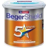 ราคา Beger สีขาว กึ่งเงา ไฟว์สตาร์ คูลออลพลัส ขนาด 9L สีทาบ้าน เบเยอร์ กลิ่นอ่อน สีบ้านเย็น สีเบเยอร์ สีเบเยอร์คูล เกรด 10 ปี ร้านสีบ้านสบาย Beger 5 Star s (10661122)