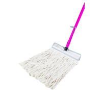 ราคา TWIN STAR ไม้ถูพื้นตราดาวคู่ขนาด 10" พร้อมผ้า No.5 ไม้ถูพื้นหัวสปริงหนีบ ผ้าขาว 120 350 กรัม (10656934)