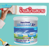 ราคา TOA สีทาภายใน ดูราคลีน A+ สีขาว กึ่งเงา เบส A 9 ลิตร TOA size (10654530)