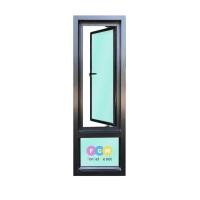 ราคา Forget me not1122 บานกระทุ้งเปิดข้าง+ช่องแสง -สี ขาว+ใสเขียว+ไม่มุ้ง 50*150 (10703817)