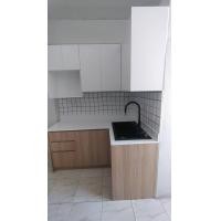 ราคา MMC Furniture ชุดตู้ครัวรูปตัว L พร้อมตู้แขวน เคาน์เตอร์ครัว ไม้ MDF ท๊อปหินแกรนิตธรรรมชาติ ติดตั้งฟรี กทม ปริมณฑล ุ60x150x85cm เลือกสี (10707464)