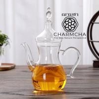 ราคา charmcha ชุดกาน้ำชาทรงสูง 1000ml กาน้ำชา คัดทุกใบ กาชา โชว์ดอกไม้ สวยมาก ชุดของขวัญ กาชา แก้ว ฌามชา แต่งบ้าน กาน้ำชา กาทรงสูง1ใบ+เตาอุ่นทรงหัวใจ (10699291)